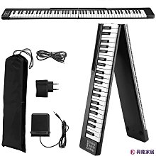 Wersi 折疊鋼琴88鍵便攜式初學者練習鍵盤拼接鋼琴 手卷電子鋼琴半米潮殼直購