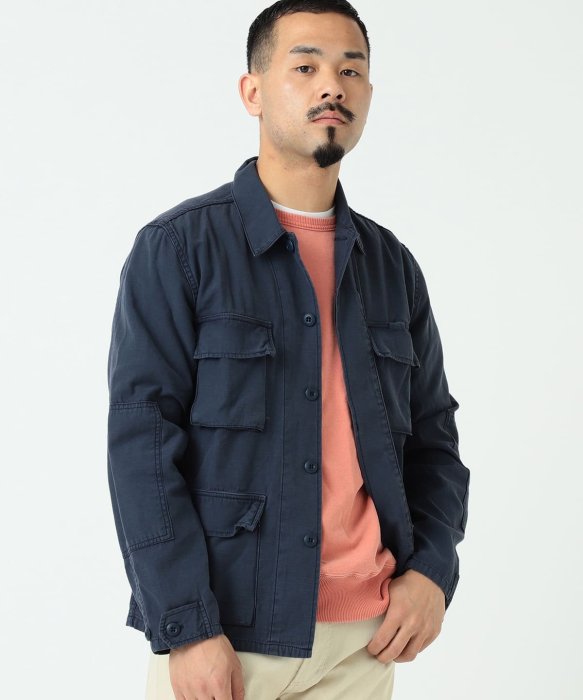 TSU 日本代購 REMI RELIEF × BEAMS PLUS  軍裝外套 四口袋 襯衫