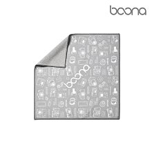 baona 魔術百貼收納布(M) (L)魔術貼布 自黏布 包裹布