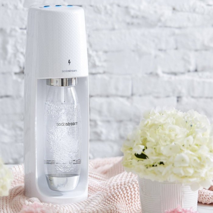 💓好市多代購💓 Sodastream Spirit One Touch 電動式氣泡水機 白 留言 -700