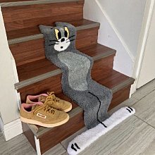 ＳＥＹＥＳ’ＨＯＭＥ　zakka居家佈置deco美式卡通湯姆貓與傑利鼠地毯/腳踏墊/地墊