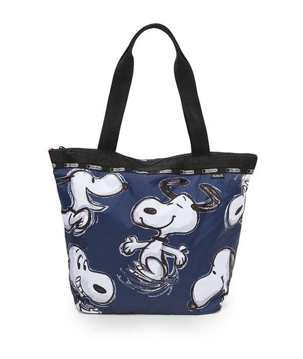 預購 美國 Lesportsac 各品項代購中 Snoopy Fun 藍色迷糊史努比 聯名限量款 肩背包 托特包