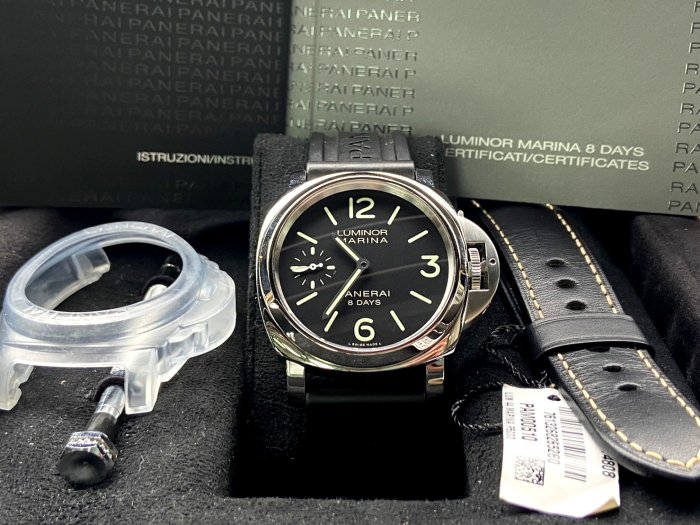 飛馬當舖 售 PANERAI 沛納海 LUMINOR PAM510 八日鍊 手上鍊 三明治面盤 盒單齊全 44mm