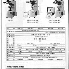 ㊣宇慶S舖㊣ Mitutoyo 微小維克氏硬度計系列 HM-123