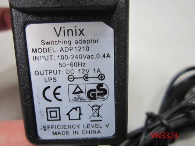 【全冠】電源轉換器.電子式變壓器ADP-1210 12V 1A 外徑5.5 內徑2.5MM (VN3323)