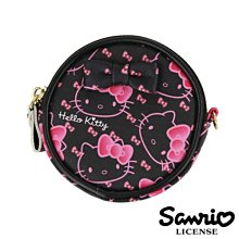 含稅日本正版 HelloKitty 凱蒂貓 三麗鷗 人物系列 圓型 皮質 零錢包 SANRIO【123657-5331】