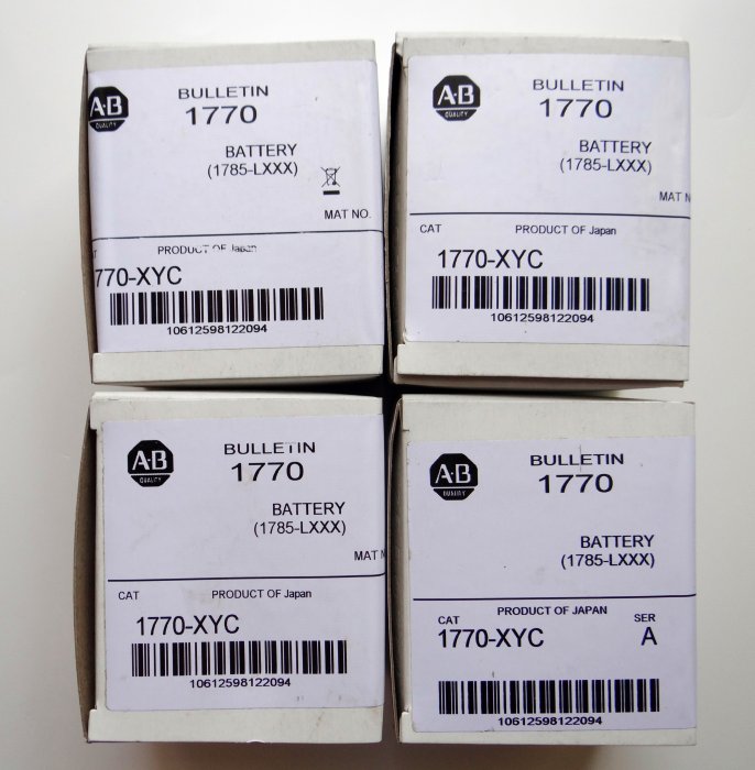 ALLEN-BRADLEY 1770-XYC PLC-5 鋰電池 庫存新品