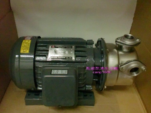 川山牌 1HP x 1" 白鐵噴射式抽水馬達~抽井水適用 高揚程 70米 噴射自吸式 另售 川山牌高速泵浦 高速抽水馬達