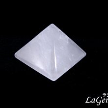 ☆寶峻晶石館☆能量塔 白水晶金字塔 提高正能量 5cm