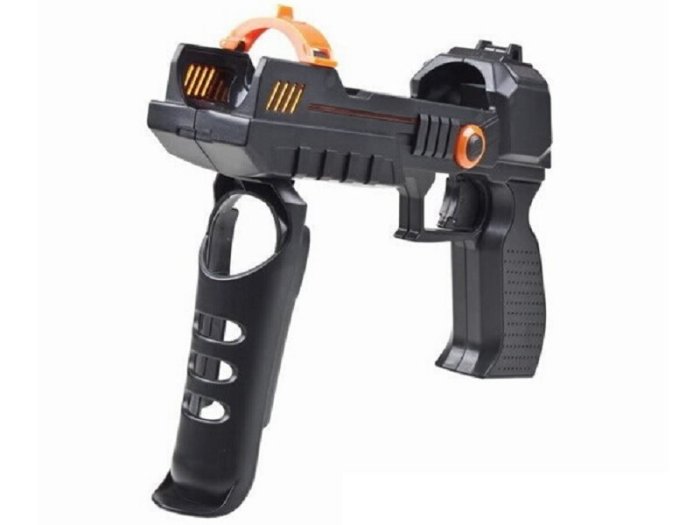 PS3 MOVE 體感衝鋒槍槍托/光線槍/體感槍/動態控制器 射擊遊戲專用 全新副廠  直購價300元 桃園《蝦米小鋪》