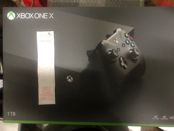 發票 保固一年 XBOX ONE X XBOXONE X 1TB 主機 黑潮版 天蠍座計劃 支援4K HDR 台灣公司貨