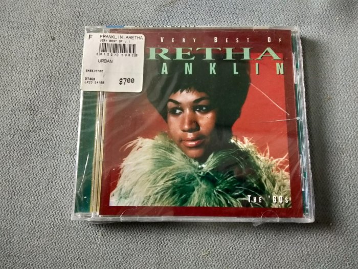 O版 Aretha Franklin The Very Best Of Aretha Franklin CD全新