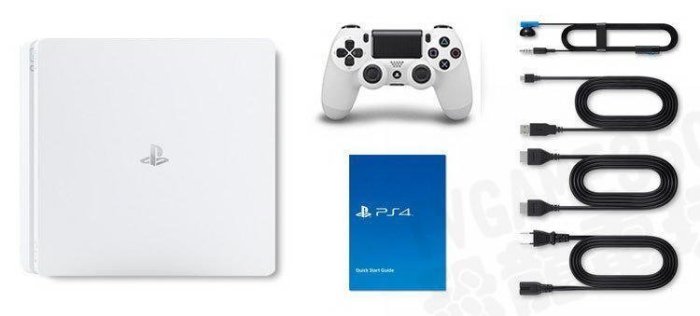 SONY PS4 SLIM 新版主機 CUH-2218 500G 極致黑 冰河白 黑色 白色 公司貨 【台中恐龍電玩】