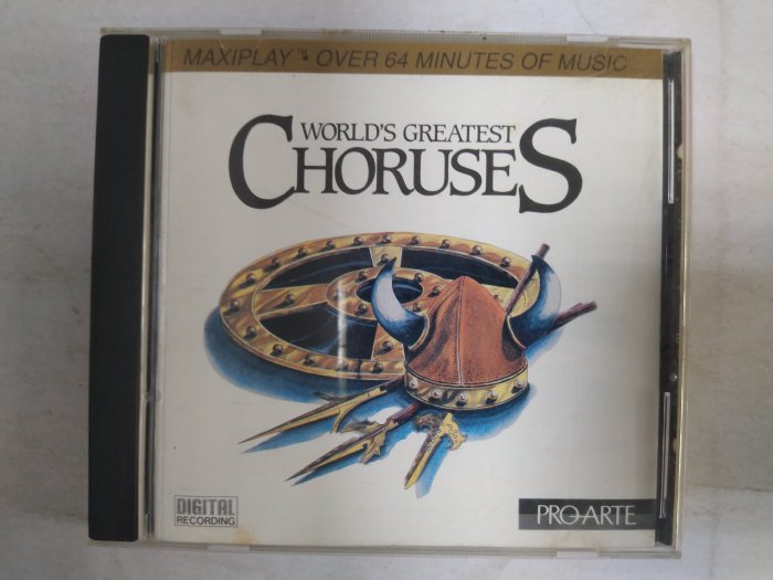 昀嫣音樂(CDa79) WORLD'S GREATEST CHORUSES 美國壓片 1990年 有磨損微細紋 保存如圖