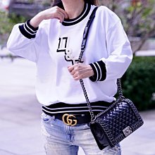 Dolce & Gabbana logo patch sweatshirt 繡 D&G 七分袖棉 T 現貨