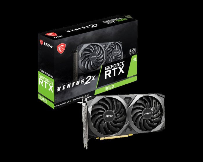 11/18現貨微星GeForce RTX 3060 VENTUS 2X 12G OC 顯示卡能下標就是有