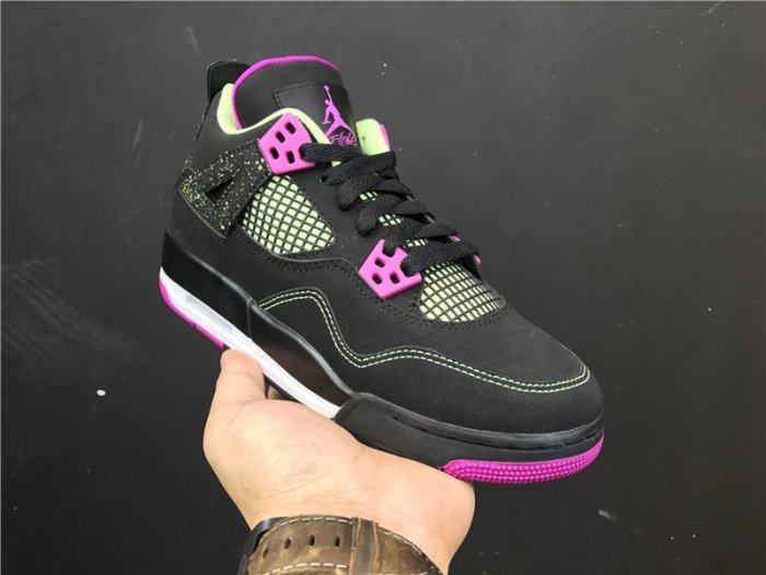 Air Jordan 4 GS “Fuchsia” 黑紫 經典 潮流 休閒運動籃球鞋 男鞋 705344-027