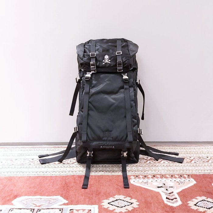 [ VINTAGE ] PORTER x MASTERMIND JAPAN BACKPACK 黑色尼龍大型後背包 MMJ