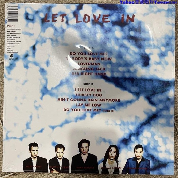 現貨Nick CAVE & THE BAD SEEDS Let Love In LP黑膠唱片～Yahoo壹號唱片