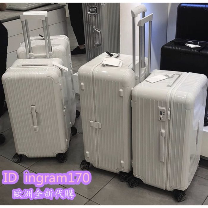 RIMOWA  Essential 行李箱 旅行箱 拉桿箱 胖胖箱 聚碳酸酯材質 萬向輪 行李箱 超大旅行箱 32吋