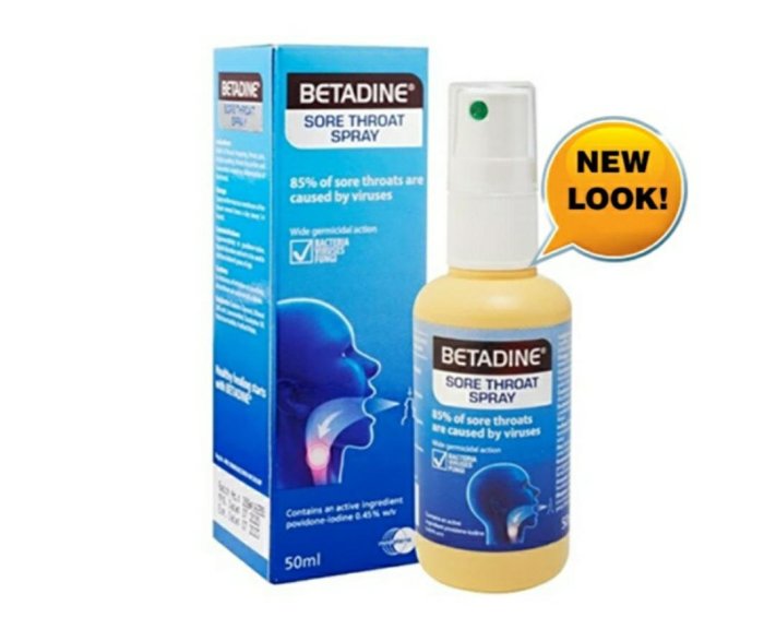 Betadine sore throat care口腔噴液 50ml