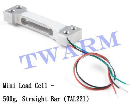 《德源科技》r) Sparkfun 原廠 Mini Load Cell - 500g Straight Bar