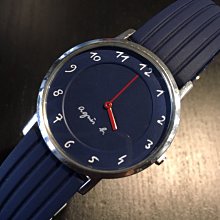 【錶帶家】小b agnes b.可代用 16mm18mm20mm22mm24mm多彩不銹鋼單折扣矽膠錶帶膠帶不含手錶