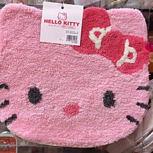 ♥小花花日本精品♥HelloKitty粉色大臉造型絨毛腳踏墊 吸水墊 防滑墊s號~8