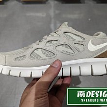 南🔥2022 8月 NIKE FREE RUN 2 襪套 麂皮 透氣 運動 休閒 男女款 灰綠 DZ2773-171