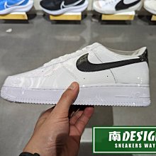 南🔥2023 2月 NIKE AIR FORCE 1 07 經典 荔枝皮 男女款 白底黑勾 CT2302-100