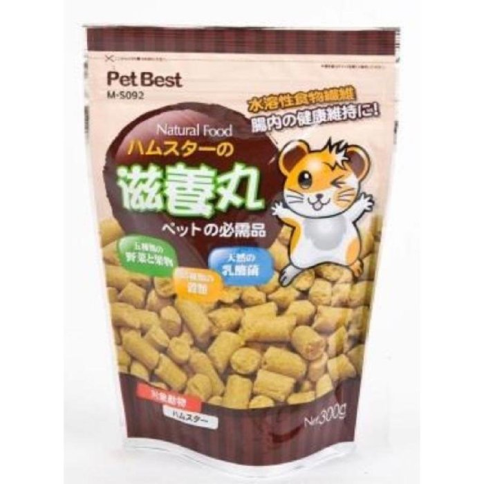 【雞肉捲寵物】PETBEST 鼠用滋養丸 00g 倉鼠磨牙粒 倉鼠磨牙飼料