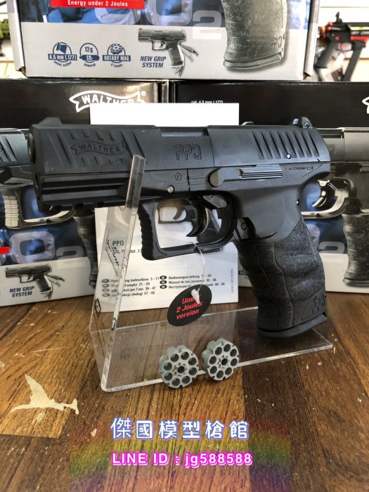 WALTHER PPQ 手槍 4.5mm 喇叭彈 CO2槍 (德國膛線來福線鉛彈警用警察武器BB槍)