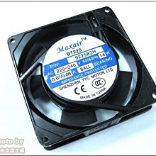 小白的生活工場*MAXAIR BT220 (9225B2H)9公分風扇 220V/2900R/37DBA/37CFM/2BALL