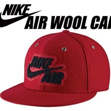 南◇現 NIKE  棒球帽  帽子 SNAP BACK 毛料 皮革後扣 紅698890-657 黑698890-010