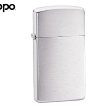 【寧寧精品*台中ZIPPO打火機30年老店】ZIPPO 窄版小型 較小 防風打火機 窄版拉絲霧面款*5299-1