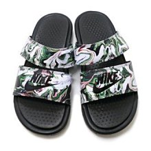 NIKE WMNS BENASSI DUO ULTRA SLIDE black 印花潮流拖鞋