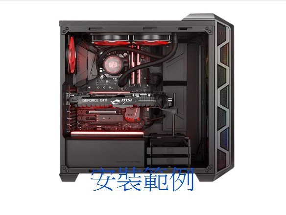 小白的生活工場*Coolermaster MasterCase H500 ARGB 機殼/雙顆 200mm ARGB風扇