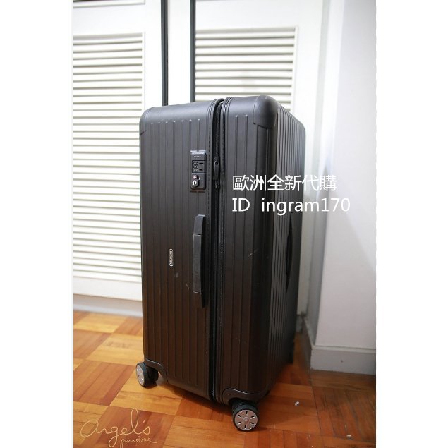 RIMOWA  Trunk Plus 四輪大型運動行李箱 霧面黑 83280634 拉桿箱 33吋 旅行箱