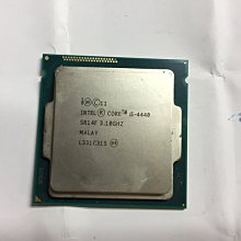 電腦雜貨店→Intel Core i5-4440 1150腳位 四核心CPU 3.1G 二手良品 $340