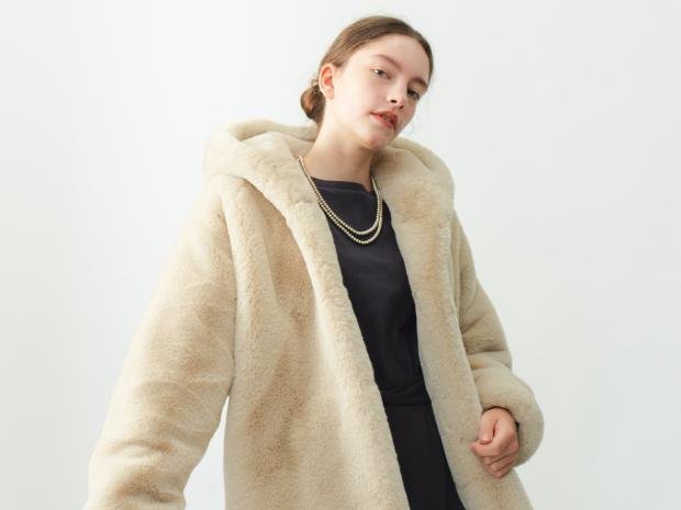 美品 RHC Ron Herman Eco Fur Coat - 毛皮/ファーコート