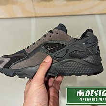 南🔥2023 10月 NIKE Air Huarache Runner 麂皮 皮革 復古 男款 黑 DZ3306-002