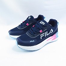 FILA 運動鞋 女慢跑鞋 5J310X021 藍白粉銀【iSport愛運動】