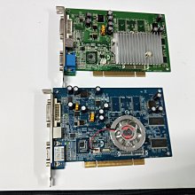 電腦雜貨店→稀有PCI介面顯示卡 NVIDIA晶片 FX5200 128MB二手良品 隨機出貨 $1000