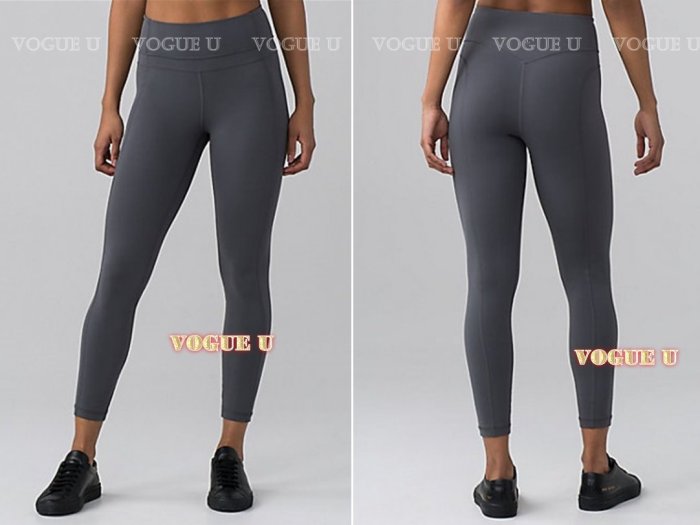 ☆VOGUE U☆加拿大lululemon~打造蜜桃臀立體車線緊身運動褲legging有氧健身重訓(特)【A4488L】