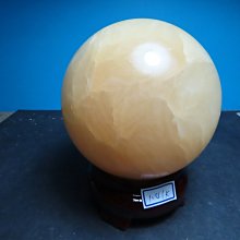 【競標網】天然2A黃冰洲水晶球1410公克97mm(贈座)(天天處理價起標、價高得標、限量一件、標到賺到)