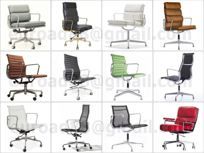 【台大復刻家具】Eames Soft Pad 厚矮背 書房椅 EA 205【Vitra版-非Herman Miller】