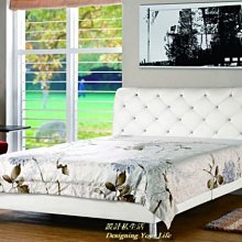 【設計私生活】白珍珠5尺雙人床、床台、床架(部份地區免運費)121A