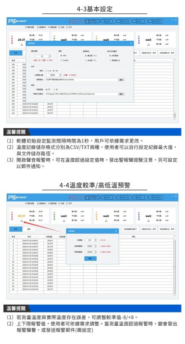 板橋現貨【USB溫度計】電腦溫度記錄器.即時監控環境溫度.機房庫房實驗室email警報【傻瓜批發】GM317