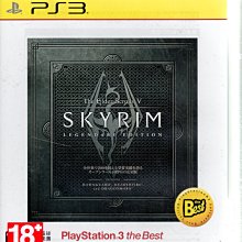 PS3遊戲 上古卷軸 5 無界天際 傳奇版 BEST The Elder Scrolls V 日文日版【板橋魔力】