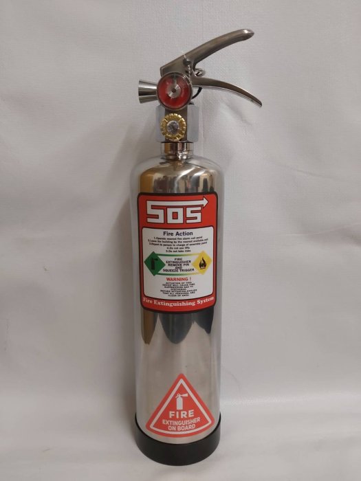 手動/自動滅火器 (不銹鋼瓶)1型HFC-236高效能潔淨氣體滅火器(不污染) 另售乾粉滅火器 永久免換藥(定製品)